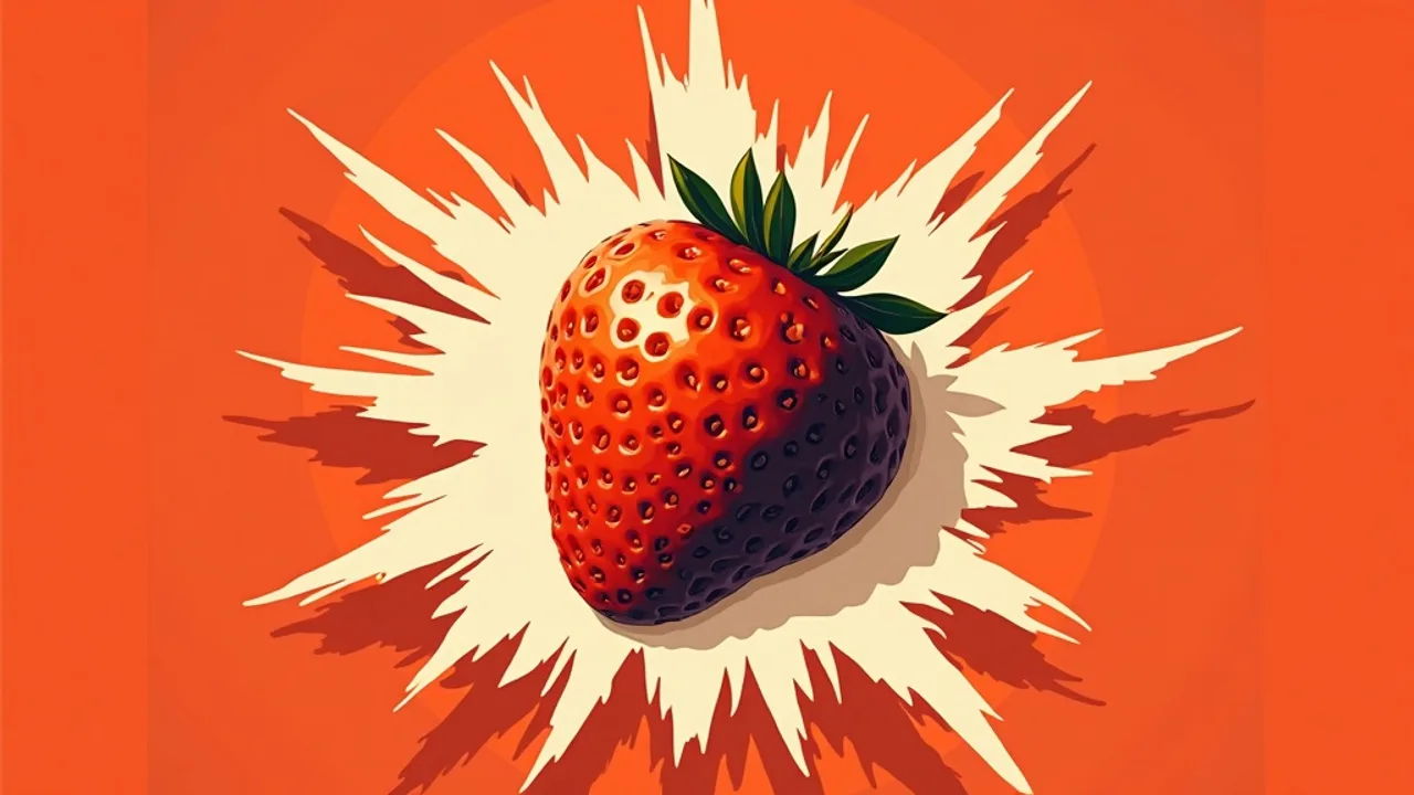 Fraises et fruits rouges frais disposés sur un fond clair