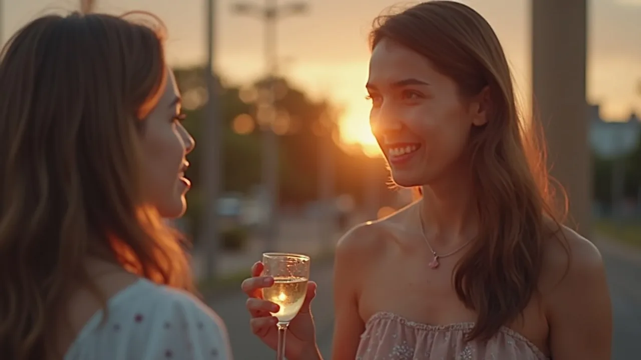 Smartphone affichant une vidéo TikTok avec un compteur de vues qui grimpe