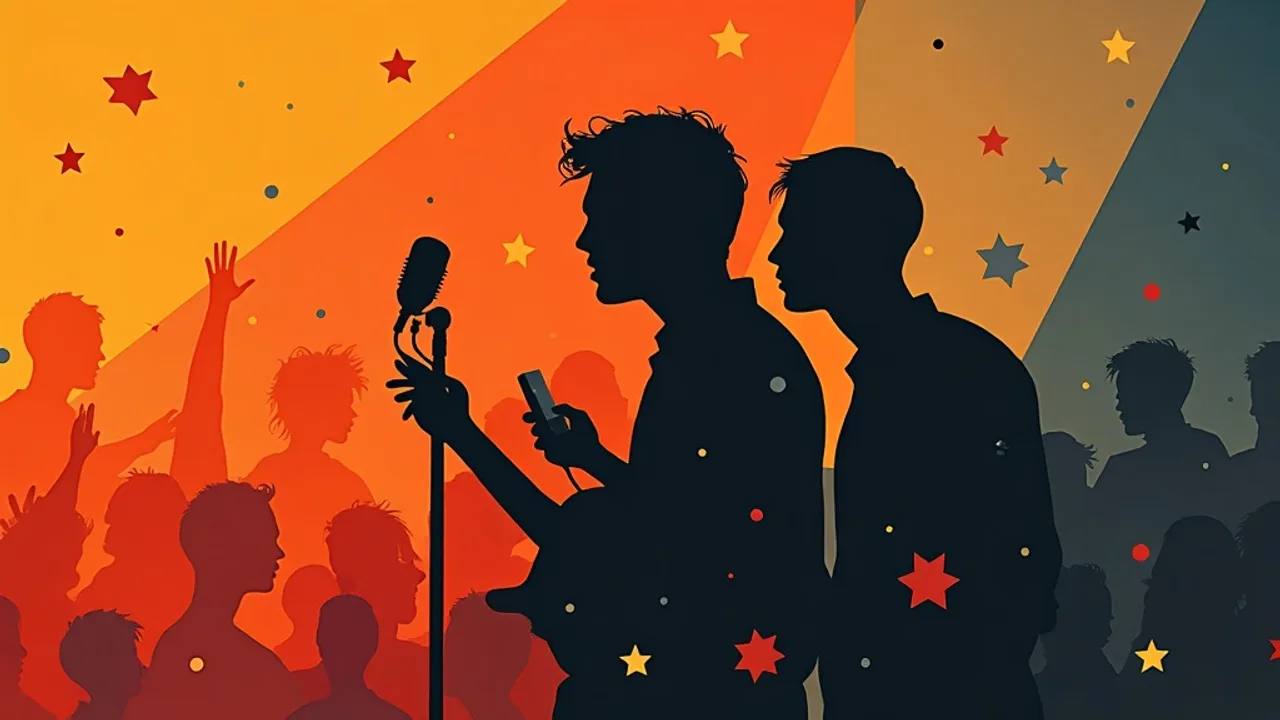 Athlète en pleine figure de callisthénie sur des barres en extérieur