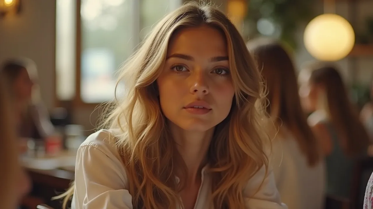 Trophée de cinéma posé sur une scène éclairée