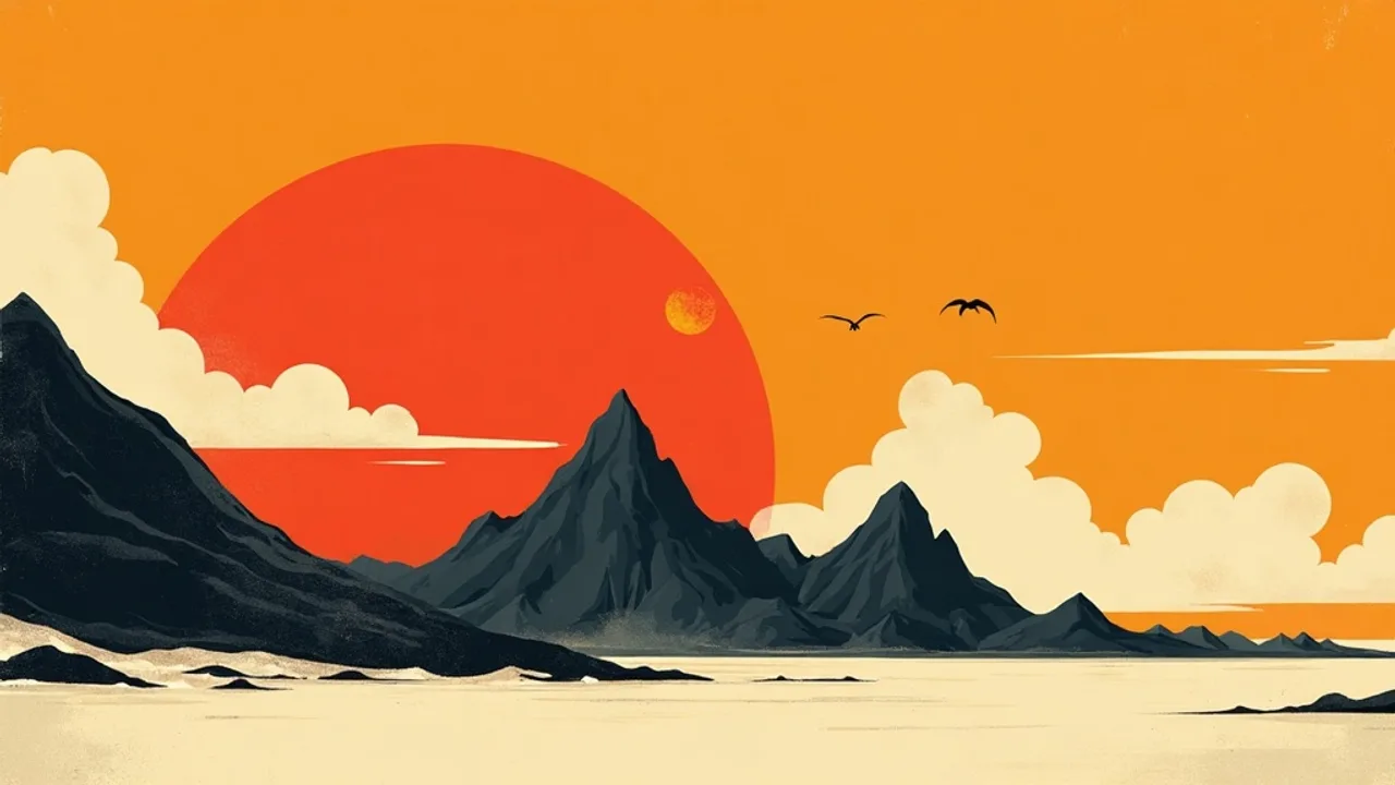 Paysage de jeu vidéo en blocs avec un océan