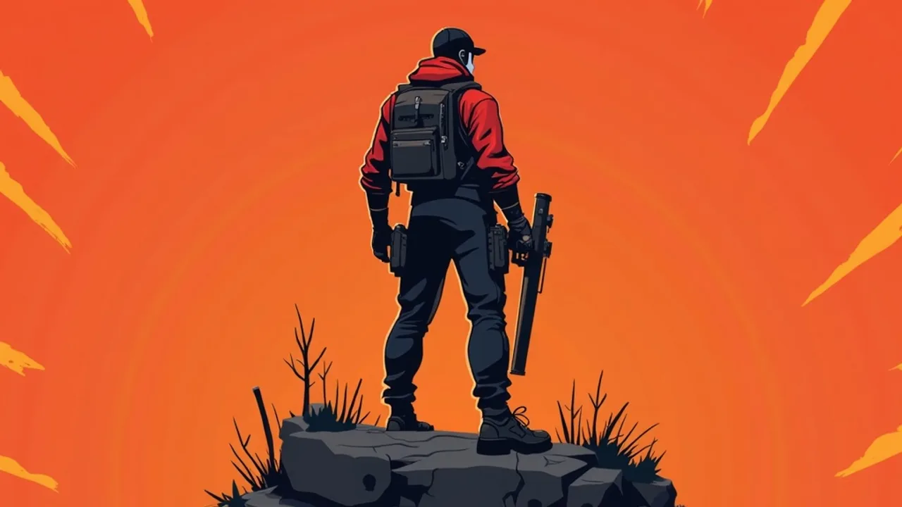 Joueur concentré devant un écran affichant une partie de Fortnite
