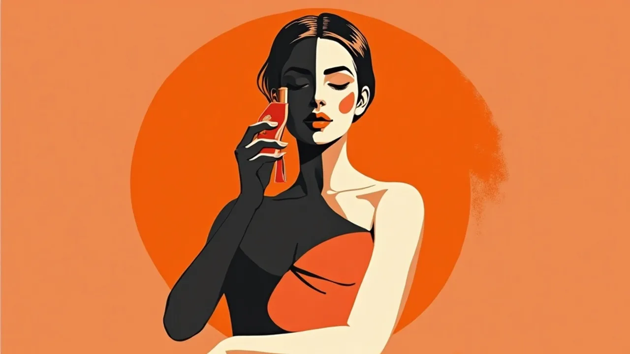 Étagère de produits cosmétiques dans une petite boutique de beauté